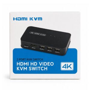 (0626) HDMI KVM Switch 2 Port with Cables