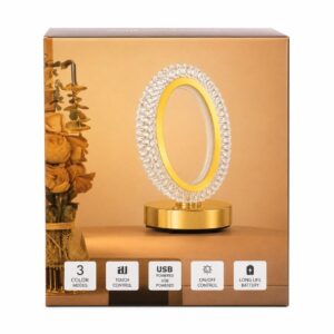 (NEW26) 555 Crystal Lamp