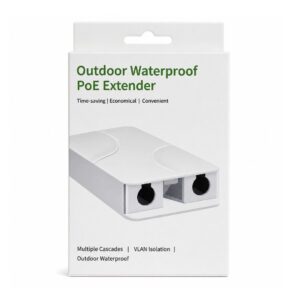 (0826) waterproof 1 by 4 poe repeater (no need power)