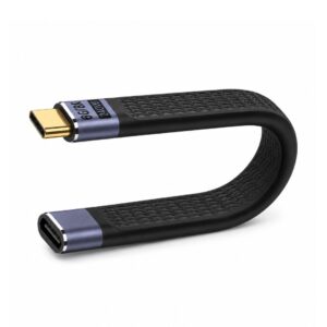 (NEW26) ZC-034 Type C Male Female Usb C Cable 5.3 inch