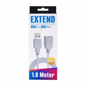 (0526) D175- Heavy usb printer cable 1.8 meter with box(GREY)