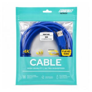 (0326) 3.0 USB Male Male 3 Mtr