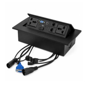 (0726) (New 25) Pop up box with type c port (black Colour)