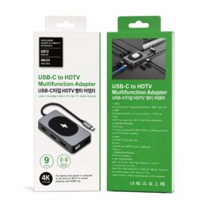 (0426) TYPE C 9 in 1 with wireless chaarging