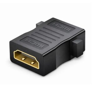 (0326) HDMI female female coupler straight with screw lock