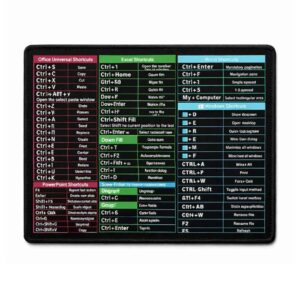 (0726) Small Excel shortcut key mousepad