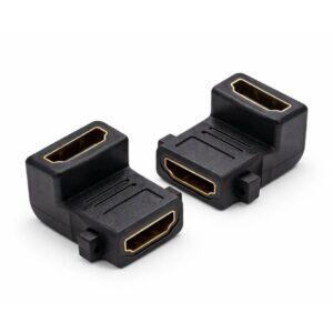 (0326) HDMI female female coupler straight with screw lock