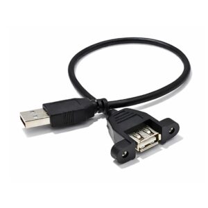 (624) usb male female 0.3 meter with ear (2.0)