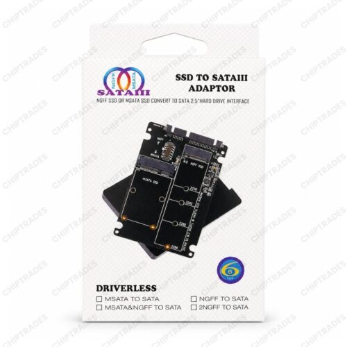 (0726) M-sata & m2 sata to 2.5 sata harddisk with Box - Image 2