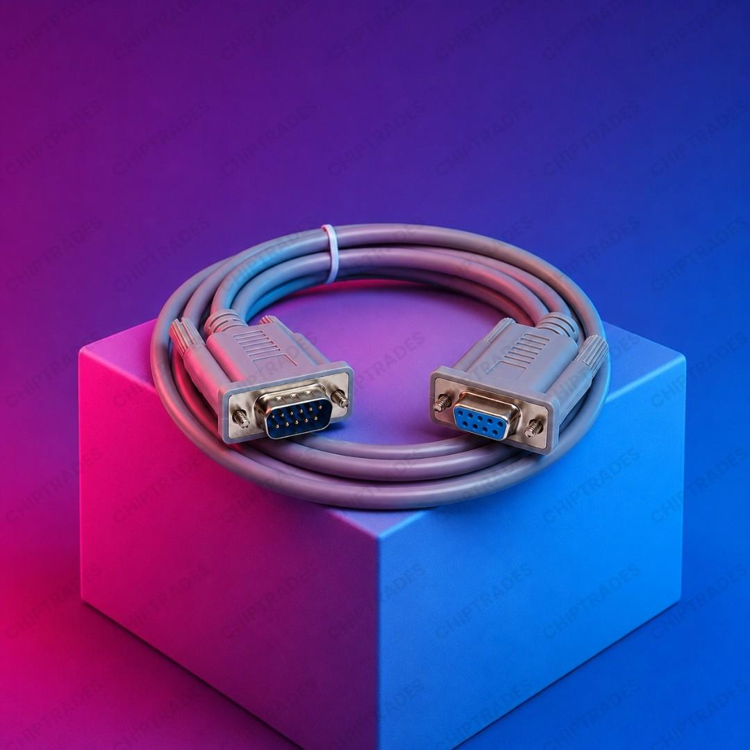 (0726) Serial Male Female cable 1.5 meter