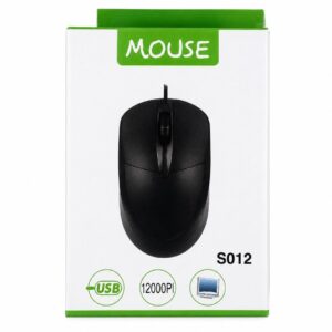 (0825) S-012 Green box wired Mouse