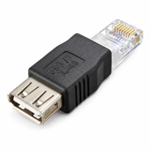 (0225) (DR1) USB female to rj45 male Converter