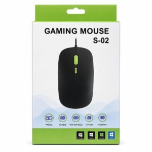 (0825) S-02 Slim Wired Mouse