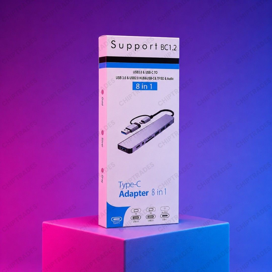 (0826) Type C + usb 8 in 1 Patla Box