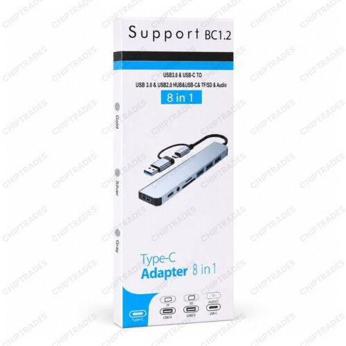 (0826) Type C + usb 8 in 1 Patla Box - Image 2