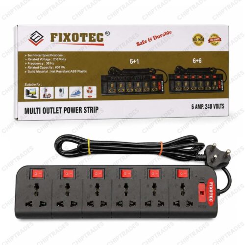 (0826) 6+6 Fixotec black spike guard - Image 2