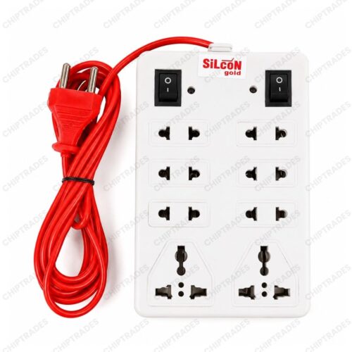 (0826) 2 big + 6 small pin (8+2) white and red spike guard - Image 2