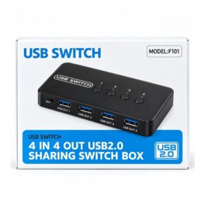 (0526) (NEW26) usb switch 4 in / 4 out