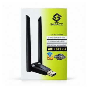 (1026) Dual Band wifi (2.4G + 5G)(1300M) + Bluetooth (with Antenna ) adapter