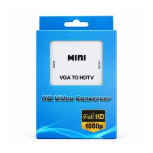 (0826) MINI VGA To (HDMI) HD Video Converter