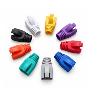 (1026) cat7 RJ45 boot mix colours