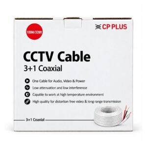 (T50) (0826) CP PLUS 3+1 CCTV CABLE (CCA) (Import/Counterfeit)