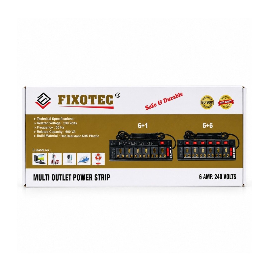6+6 Fixotec black spike guard