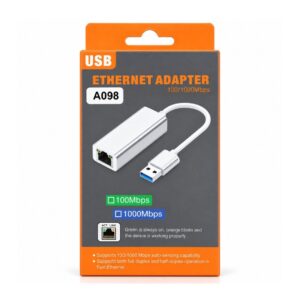 (0926) USB 3.0 TO LAN METAL BODY 1000MBPS (ORANGE BOX)