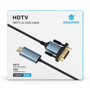 (1026) 1080p / 60Hz Hdmi to Vga Cable 2mtr (Box Pack) - H087