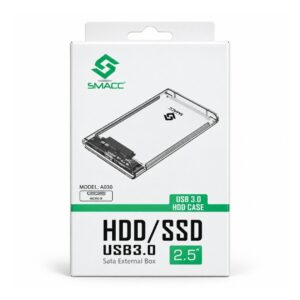 (0526) 2.5 Transparent Casing (USB 3.0) Heavy Model (Designer Box)