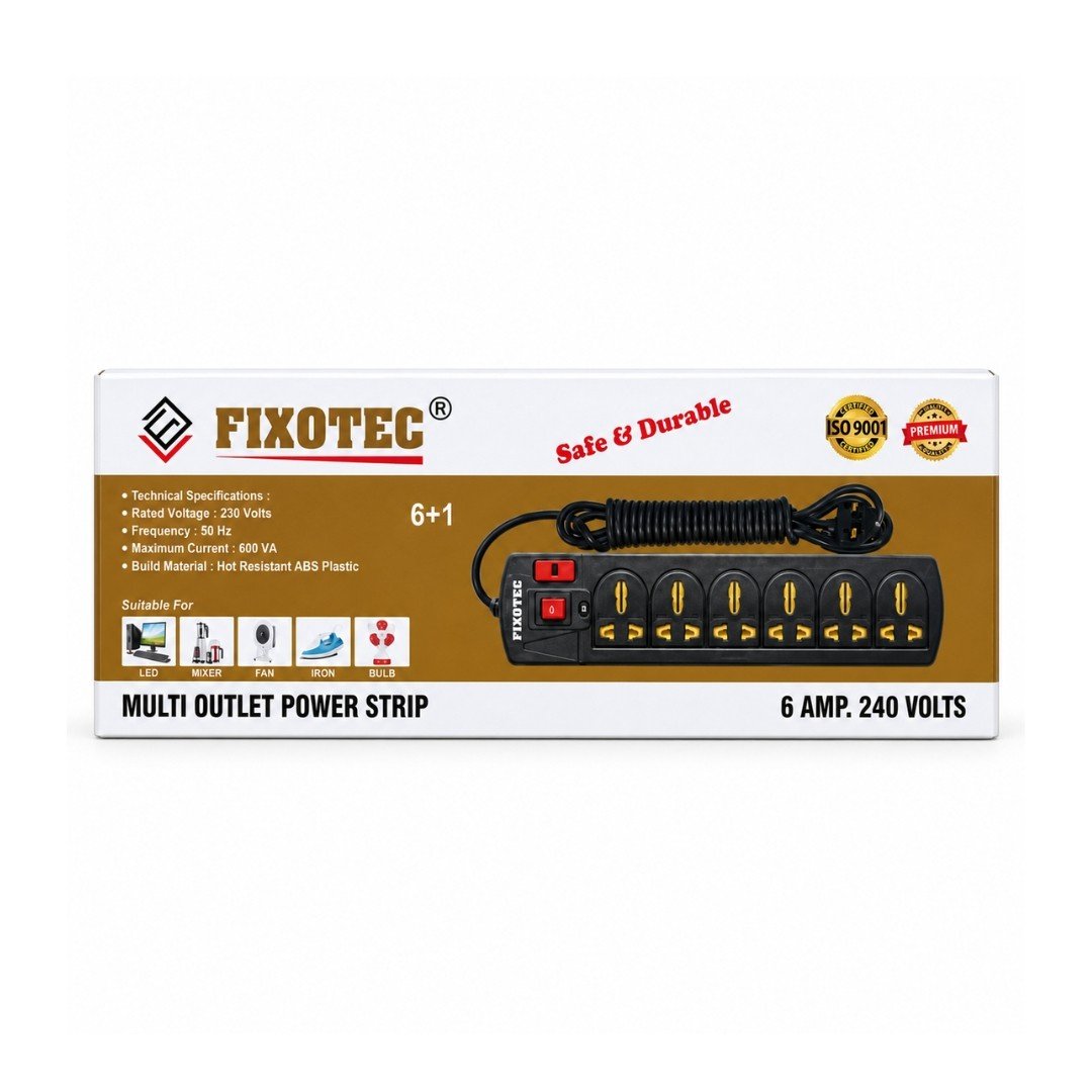 Fixotec 6+1 black spike guard