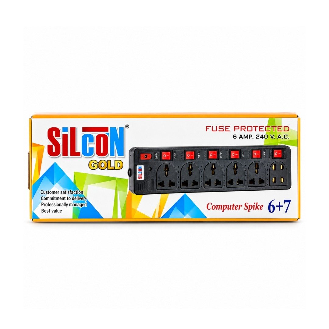 Silicon Gold 6+6 black spike guard