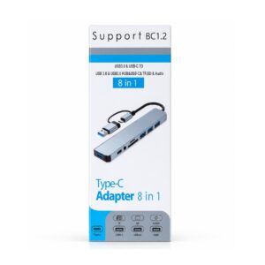 Type C + usb 8 in 1 Patla Box