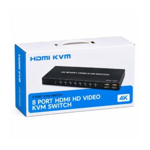 (NEW26) Hdmi kvm switch 8 port with cables