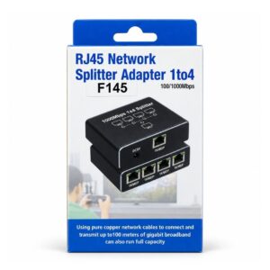 (0226) Network cable splitter 1x4 (1000Mbps)
