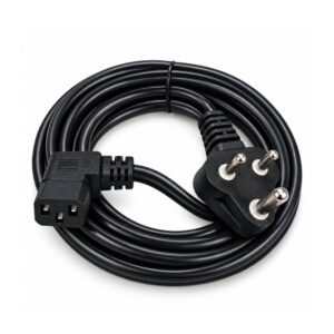 (1026) D004D L shape desktop power cable 3 meter